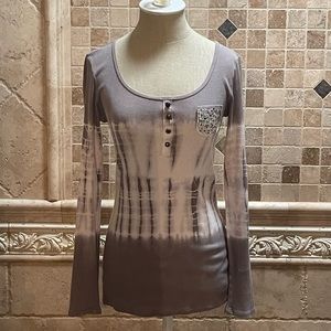 Liberation Tie Dye Bedazzled Long Sleeve